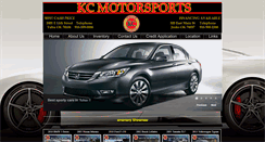 Desktop Screenshot of kc-motorsports.net